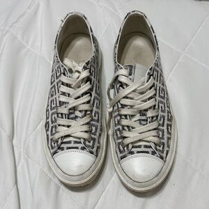 Givenchy Black and White Patterned Sneakers